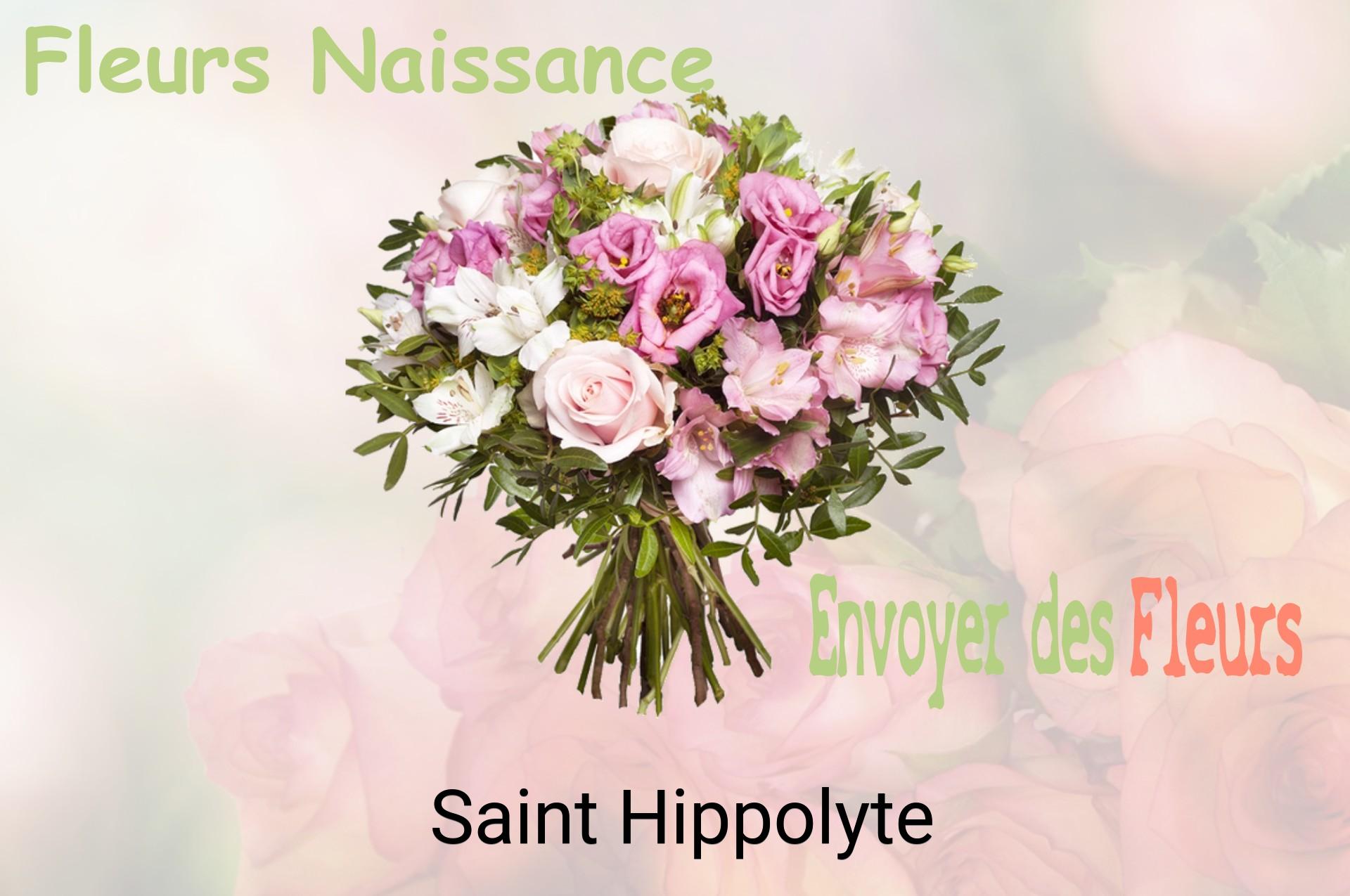 Bouquet de fleurs de naissance livré à Saint-Hippolyte